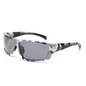 Polarized Sport Gray and Black Digital Camo Sunglasses