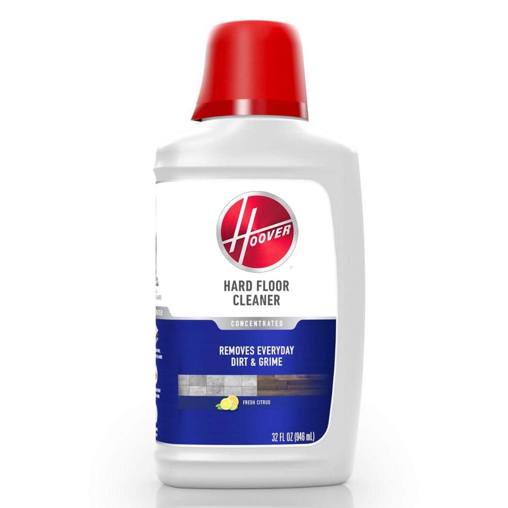 Hoover Hard Floor Cleaner for Sealed Hard Floors, Concentrated Cleaning  Solution for Hard Floor Cleaner Machines, 32 fl oz Formula, White, AH31428