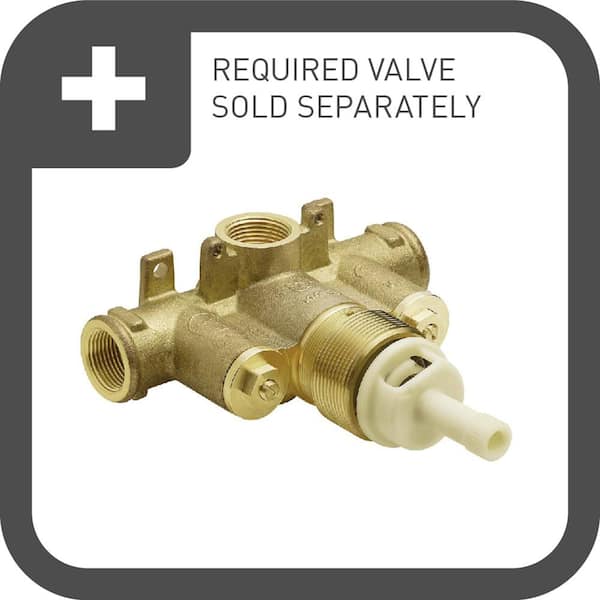 Align ExactTemp 1-Handle Valve Trim Kit in Brushed Gold (Valve Not Included)
