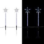 Holiday Decor Shooting Star Garden Stake with LED Lights, (4-Pack)