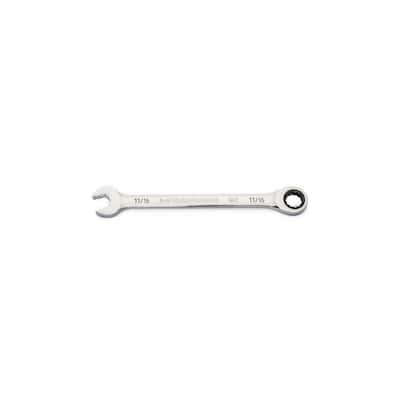 11/16 in. SAE 90-Tooth Combination Ratcheting Wrench