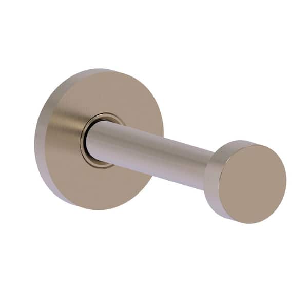 Allied Brass Modern 2 in. Retractable Wall Hook in Antique Pewter Closet Rod