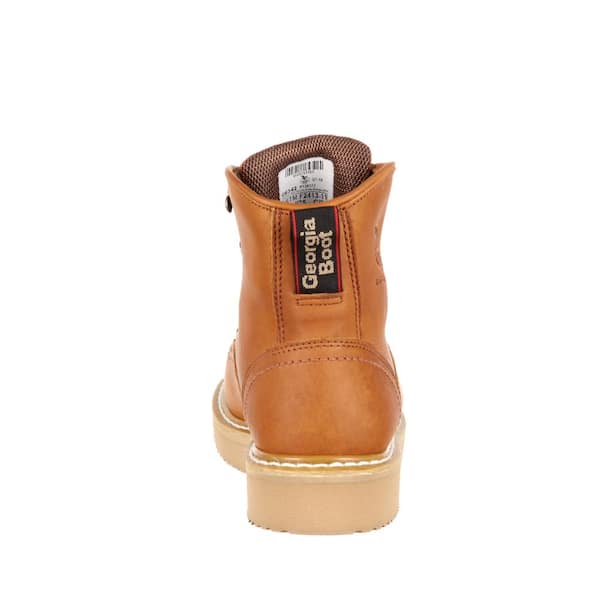 Georgia barracuda gold wedge work outlet boots