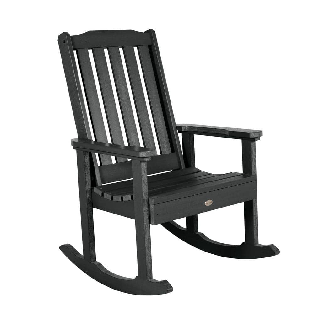 Lehigh Traditional Black Rocking Chair with NatureTex Finish