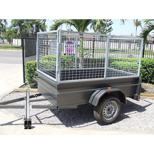 Torin 1,500 lbs. Side-Wind Bolt-On Trailer Jack with Dual