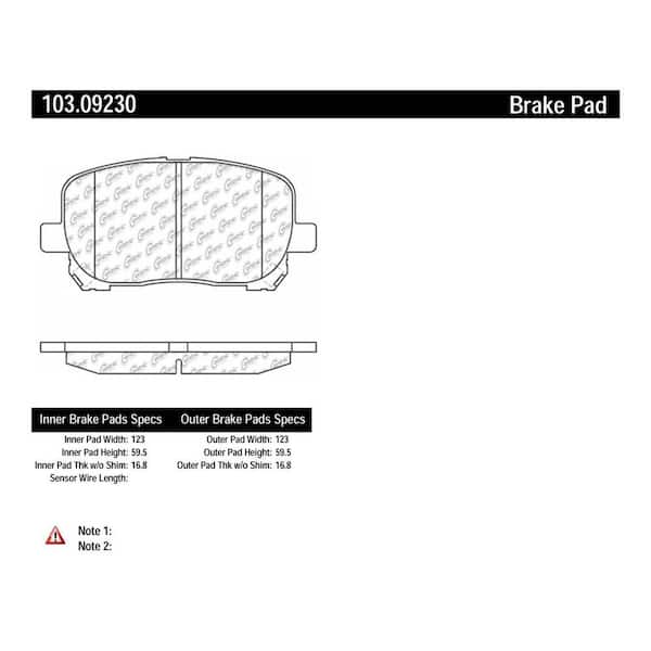 Centric Parts Disc Brake Pad Set