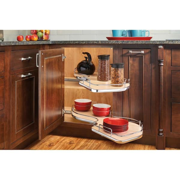 Rev-A-Shelf Contemporary Curve Pull Out Organizer for a Blind