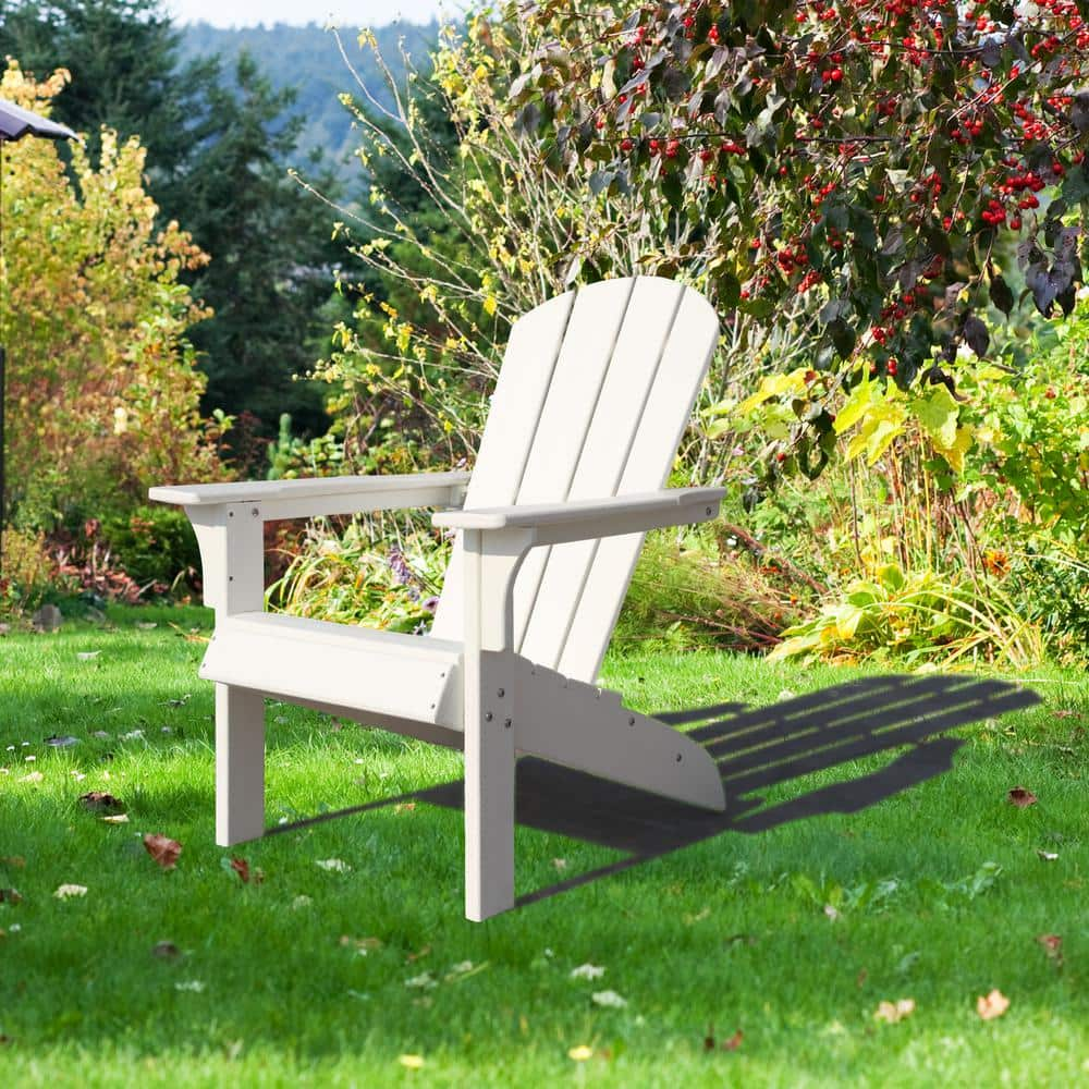 SUNRINX Plastic Adirondack Chair White YY00000QWY1 The Home Depot   Sunrinx Plastic Adirondack Chairs Yy00000qwy1 64 1000 