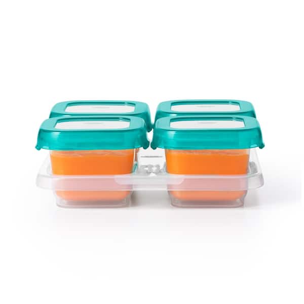 OXO TOT Baby Blocks 4-oz. Freezer Storage Containers 61130000 - The Home  Depot