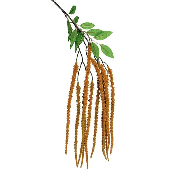 37.5 in. Cream Artificial Amaranthus Flower Hanging Plant Greenery Foliage  Spray (Set of 4) 31548-CR - The Home Depot