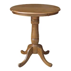 Dining Essentials Distressed Pecan Counter Height Table