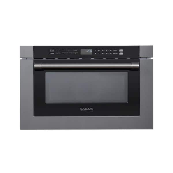 24 in. Black Stainless Steel Microwave Drawer, 1.2 cu. ft. Capacity