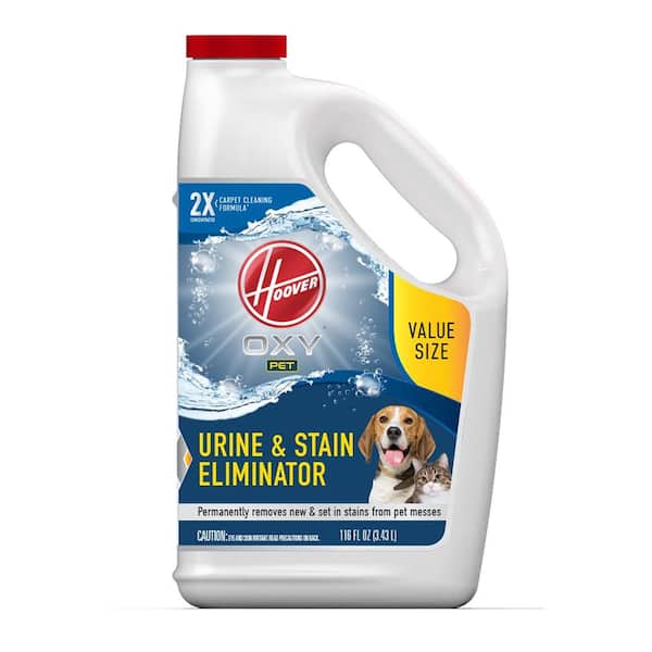 HOOVER 116 oz. Oxy Pet Urine Eliminator Carpet Cleaner Solution, Stain and Odor Remover Carpet Shampoo