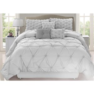 Safdie & Co. Gray Solid Color Full Polyester Comforter Only