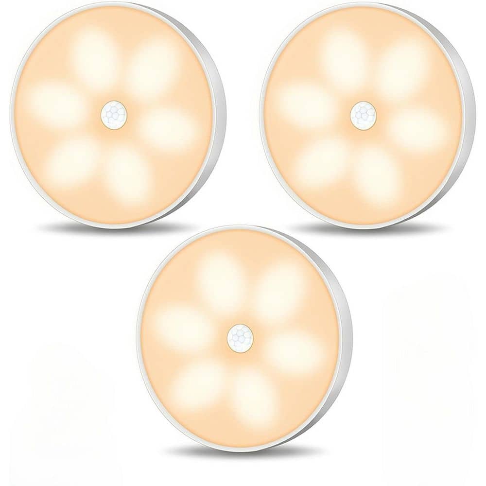 6 Light Dimmable Color Changing Warm White Integrated LED Under Cabinet Puc