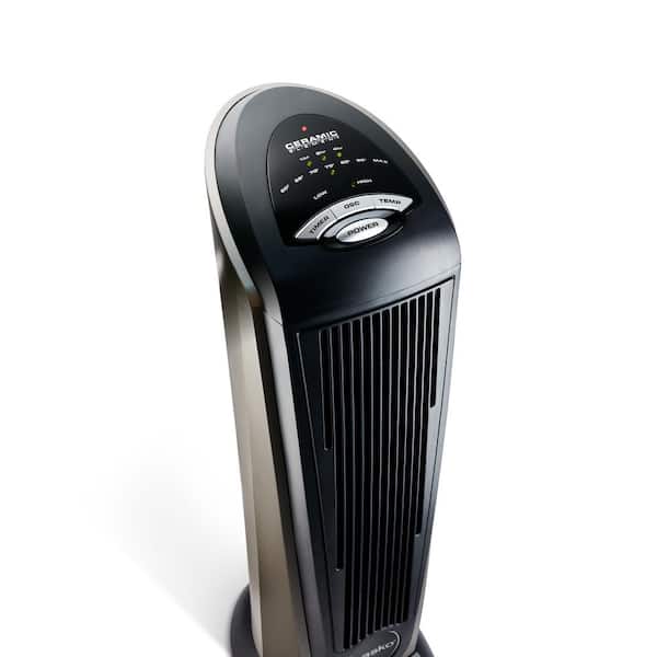 Lasko 1500W Digital Ceramic Space Heater with Remote, 755320, Silver –  GuardianTechnologies
