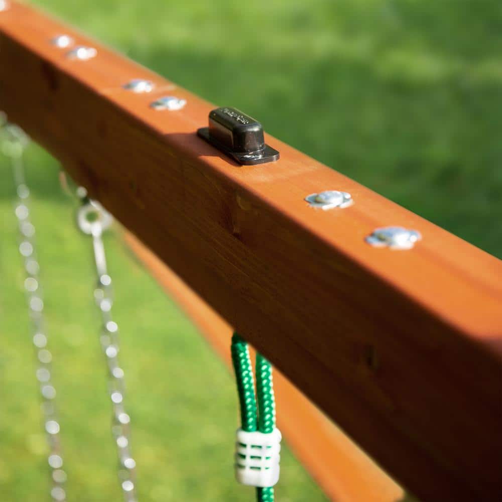 Green Plastic Disc Swing with Rope for Kids