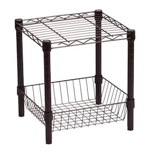 Home it USA 14-in W x 16-in H 3-Tier Freestanding Metal Can Rack