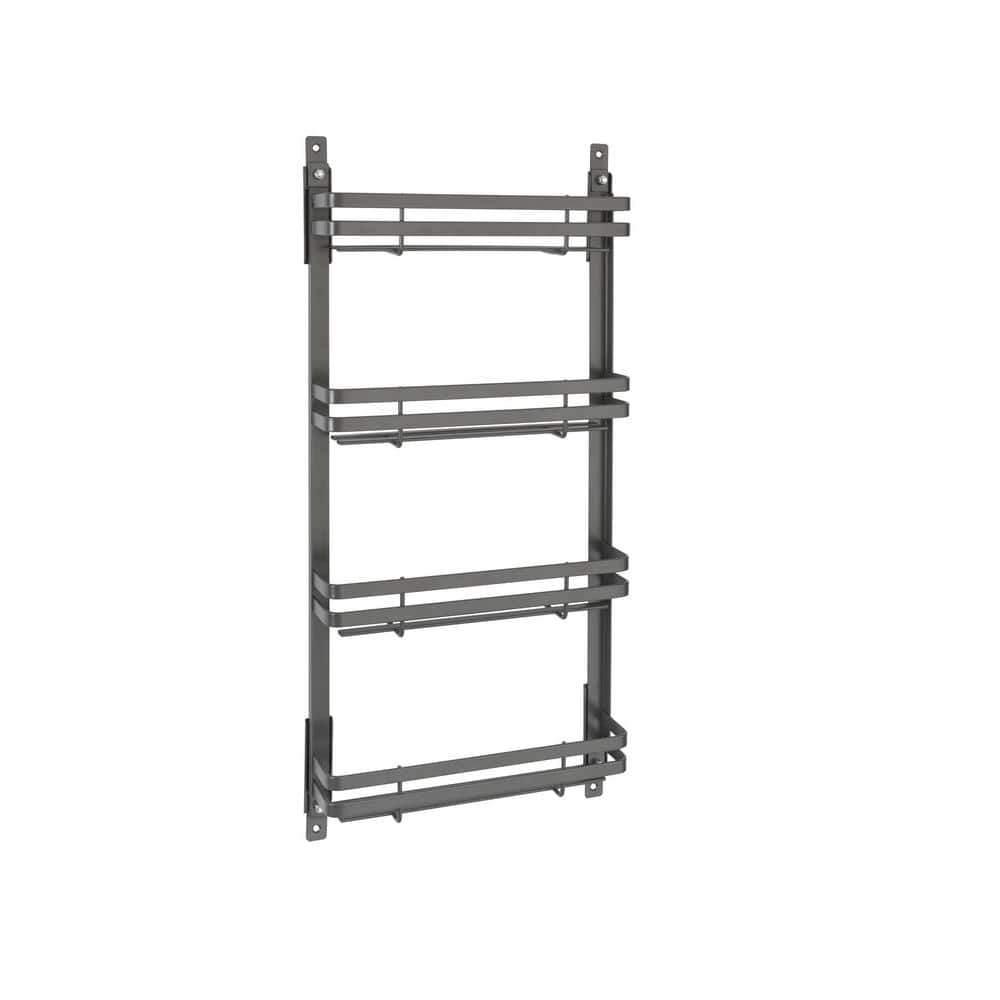 Rev-A-Shelf Medium Flat Metal Door Mount Spice Rack