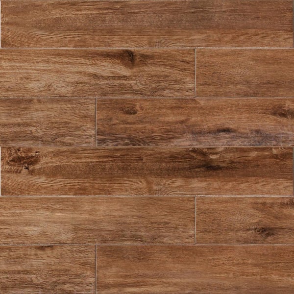 Daltile American Estates Saddle 6 in. x 6 in. Matte Porcelain Tile Sample