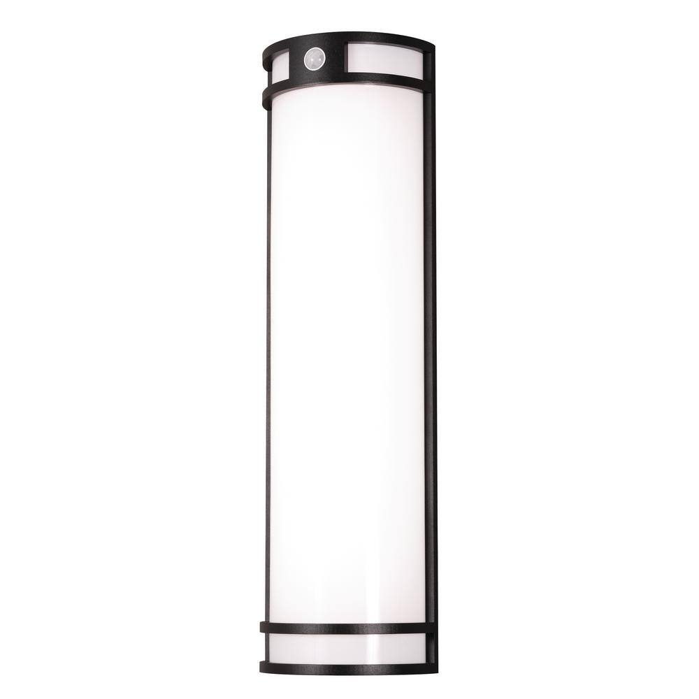 Elston Black Steel 24" LED Outdoor Wall Sconce