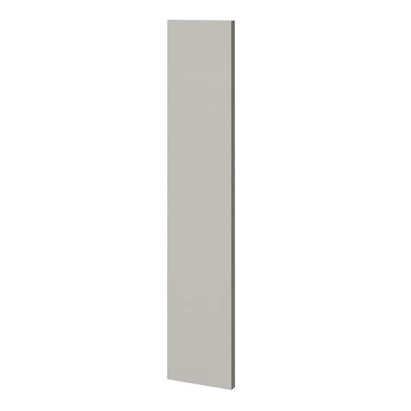 Shaker Full Overlay 6 in. W x 30.5 in. H Filler in Stone Gray