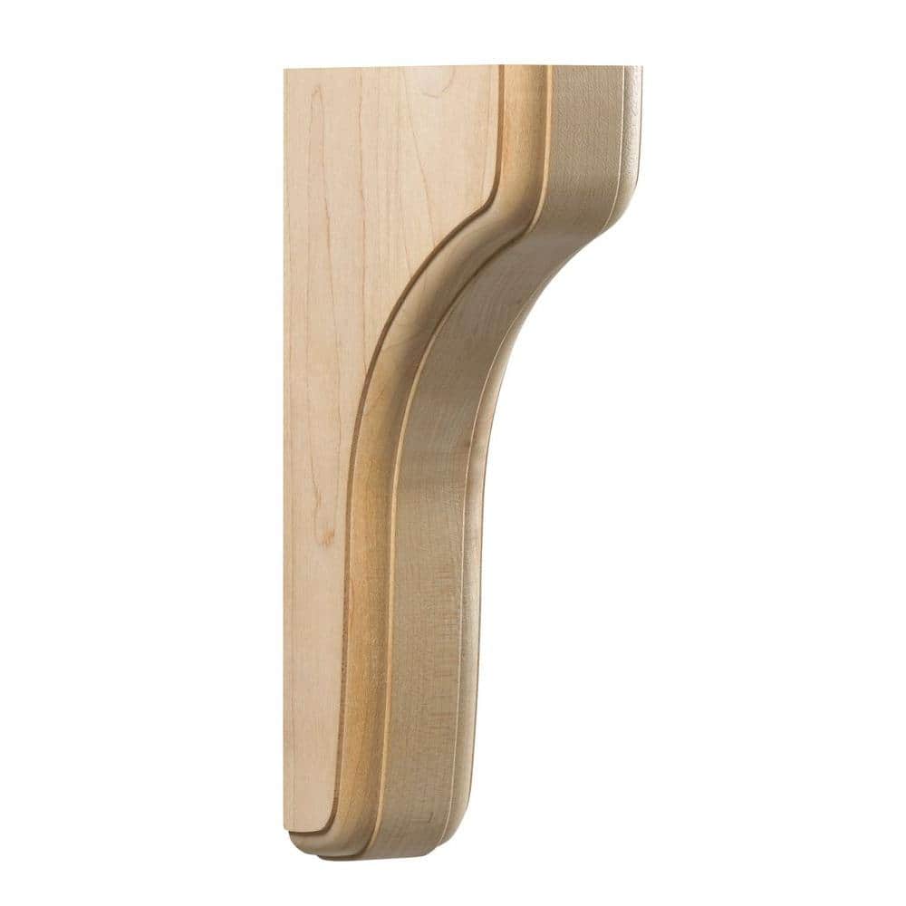 Natural Unfinished Wood Corbel Shelf Support Bracket
