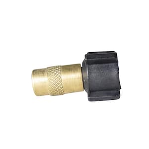 Heavy-Duty Pro Adjustable Brass Spray Nozzle Tip for use with Sprayer Wands on Outdoor Fertilizer Turf Sprayers