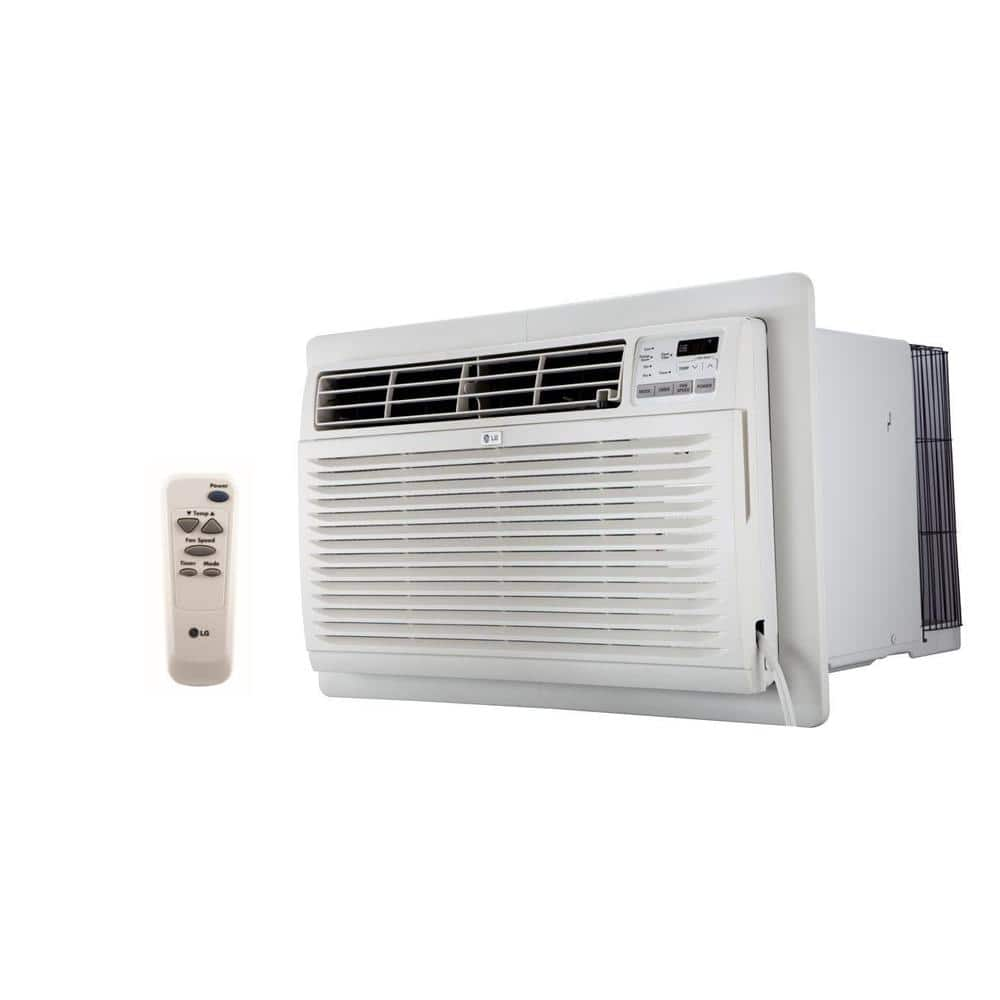 LG - 330 Sq. Ft. 8,000 BTU In Wall Air Conditioner with Remote - White