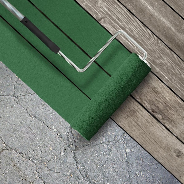 1 gal. #S-H-450 Parsley Sprig Textured Low-Lustre Enamel Interior/Exterior Porch and Patio Anti-Slip Floor Paint