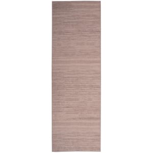 Washable Essentials Natural 2 ft. x 8 ft. All-over design Contemporary Runner Area Rug