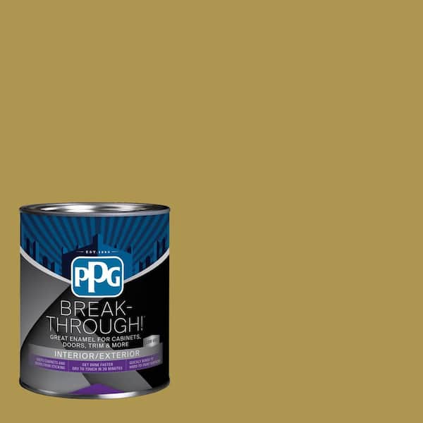 Break-Through! 1 qt. PPG1108-7 Obsession Semi-Gloss Door, Trim & Cabinet Paint