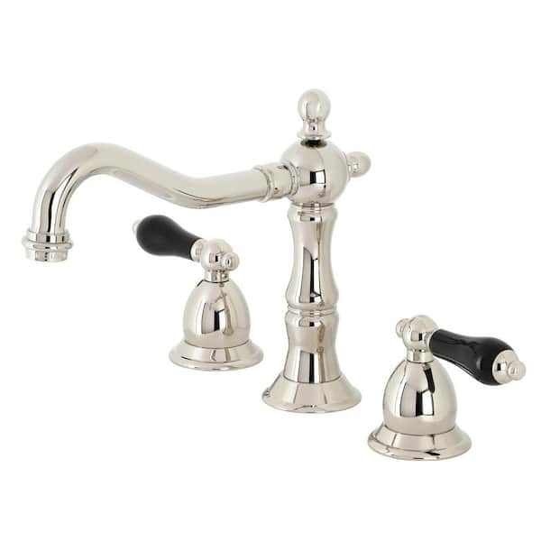 Kingston Brass Duchess 8 in. Widespread 2-Handle Bathroom Faucet in Polished Nickel