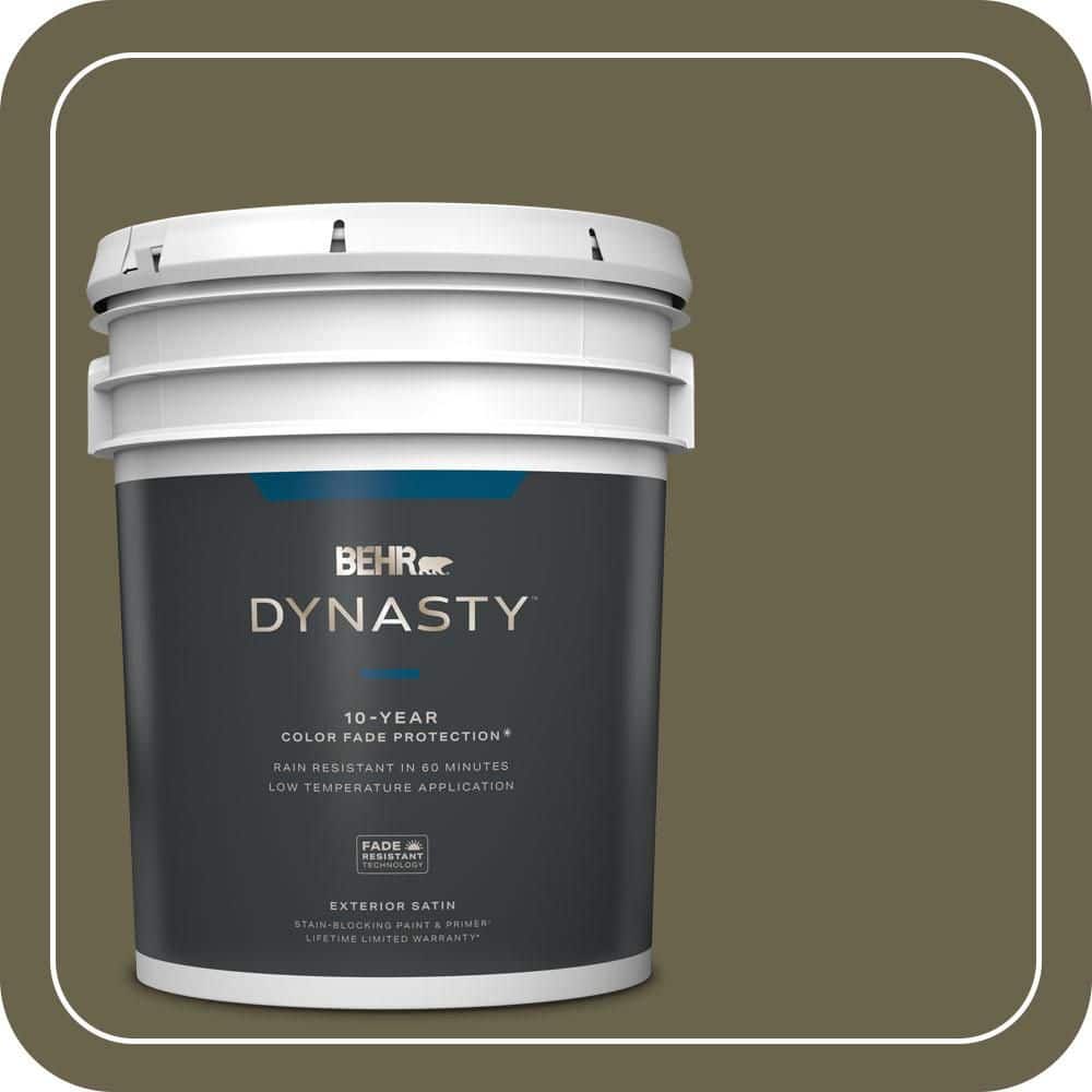 5 gal. Home Decorators Collection #HDC-FL14-8 Deer Trail Satin Enamel Exterior Stain-Blocking Paint & Primer price history on PriceWatchPro