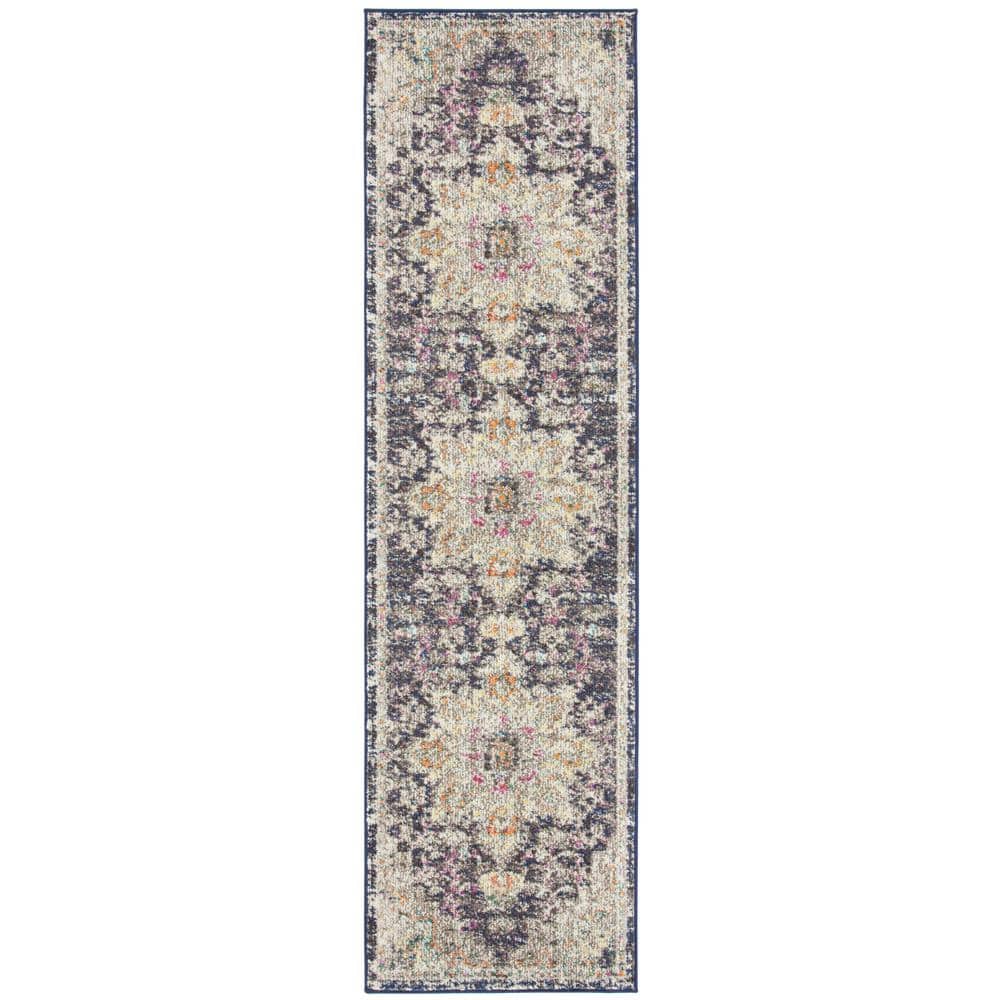 Madison Black/Gold 2 ft. x 6 ft. Distressed Border Runner Rug price history on PriceWatchPro