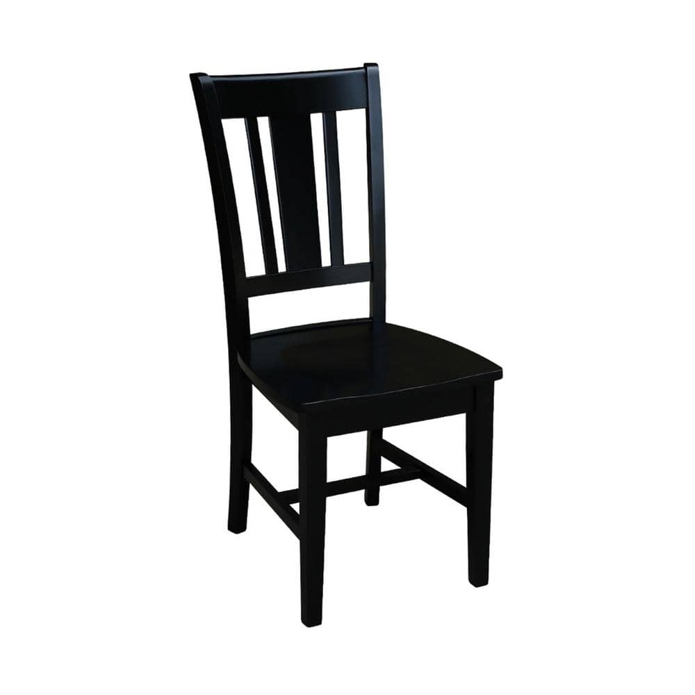 International Concepts San Remo Black Wood Dining Chair (Set of 2) C46 ...