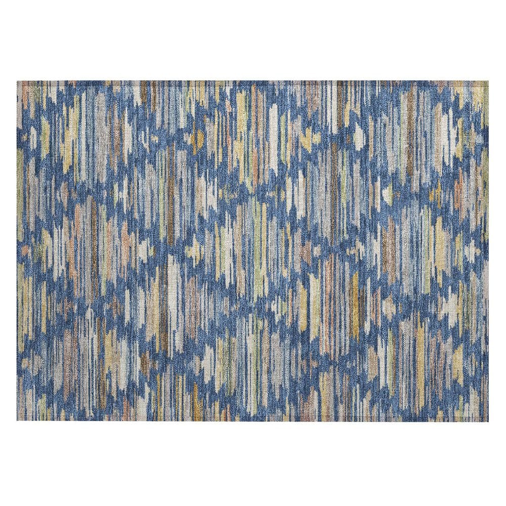 Chantille Machine Washable Indoor/Outdoor Abstract ACN2502 Navy 2 ft. x 3 ft. Accent Rug price history on PriceWatchPro