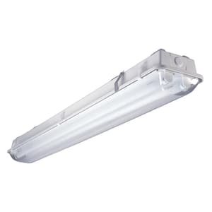 Vaportite 4 ft. 51W White Integrated LED Industrial Vaortite Strip Fixed Output with 6490 Lumens at 5000K