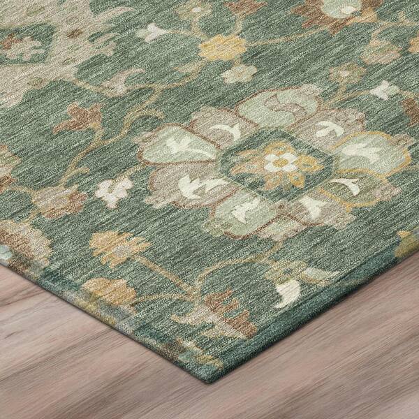 Chantille Machine Washable Indoor/Outdoor Abstract ACN2930 Basil 2 ft. x 3 ft. Accent Rug