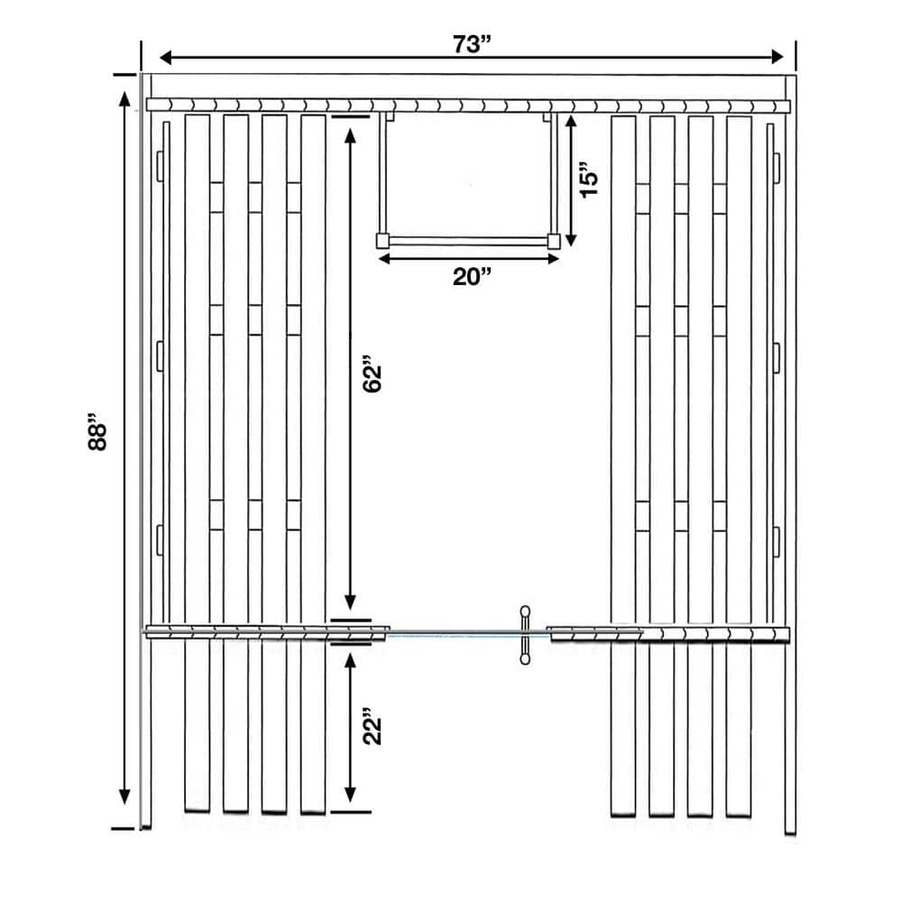 White Pine 8-Person Barrel Sauna with 9 kW Heater