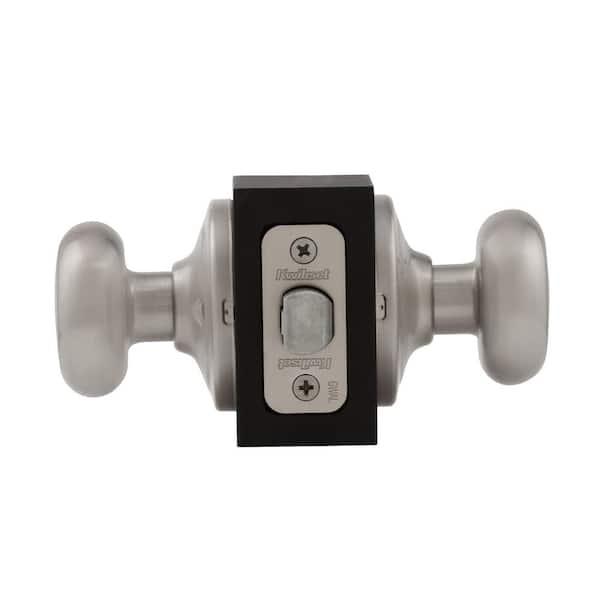 Juno Satin Nickel Passage Hall/Closet Door Knob with Microban Antimicrobial  Technology