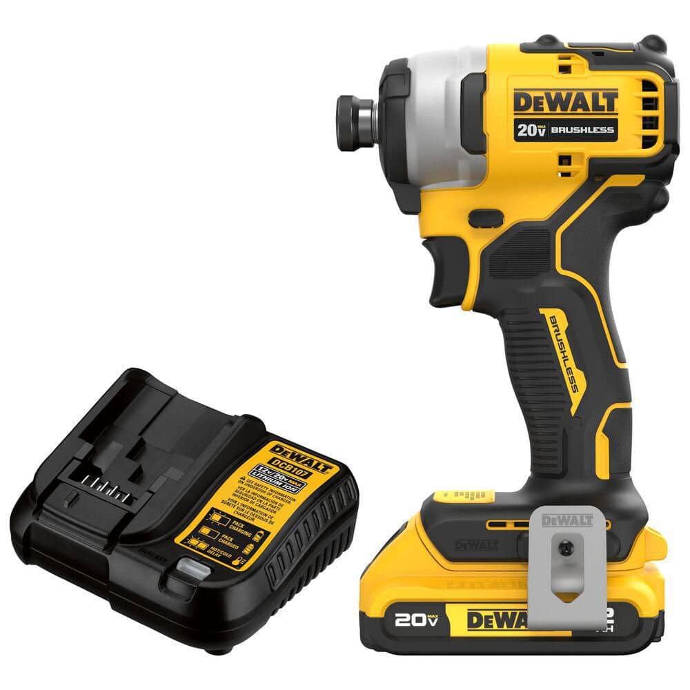 DEWALT Atomic 20V Max Lithium-Ion Brushless Cordless Compact 1/4