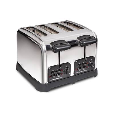 1560-Watt 4-Slice Classic Stainless Steel Toaster