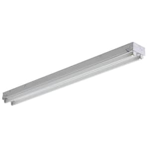 4 ft. 32-Watt Equivalent Fluorescent White Strip Light Fixture