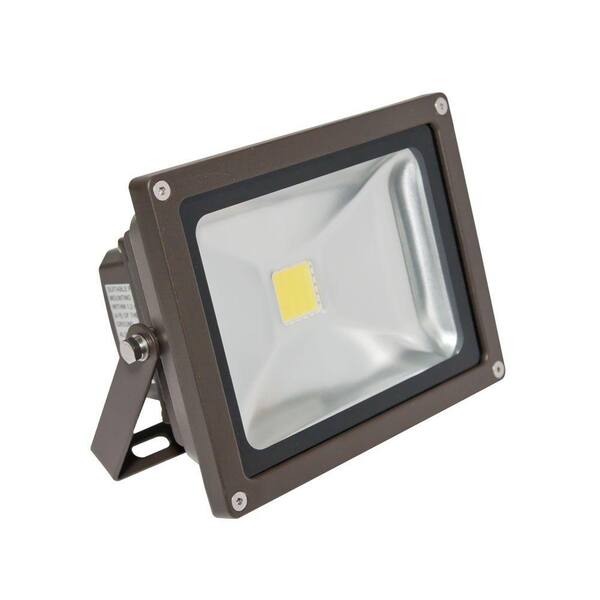 Irradiant 1-Head Bronze LED Day Light Mini Outdoor Wall-Mount Flood Light