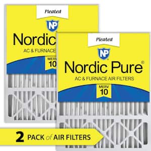 Nordic Pure 20x20x4m12-2 Merv 12 Pleated AC Furnace Air Filters 2 20x20x4 for sale online 