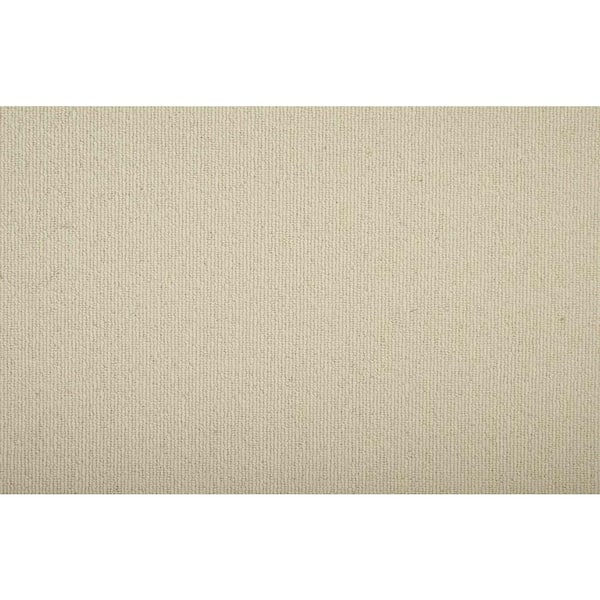 6 in. x 6 in. Berber Carpet Sample - Albaran - Color Cream