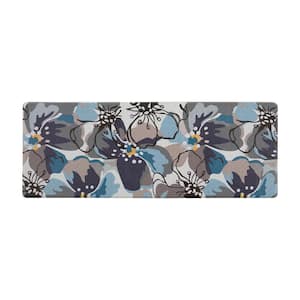 SIXHOME Floral Kitchen Rugs Cushioned Anti Fatigue Kitchen Mat 1/2