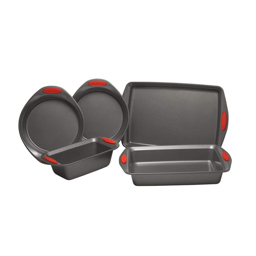 Rachael Ray Yum-O 5-Pice Nonstick Oven Lovin' Bakeware Set, Red