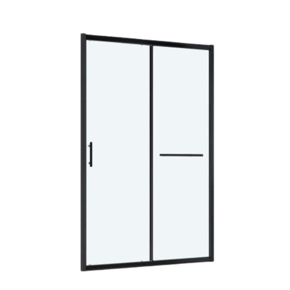 44 in. - 48 in. W x 76 in. H Double Sliding Framed Shower Door in Brushed Nickel with 8mm Tinted Glass price history on PriceWatchPro